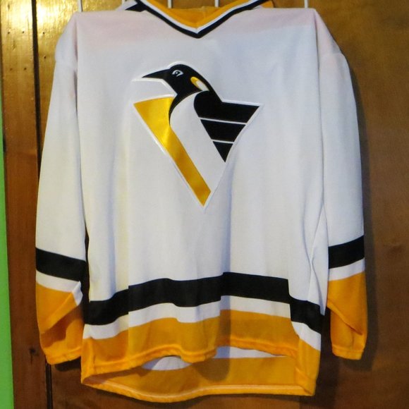 CCM Other - Vintage CCM Pittsburgh Penguins Hockey Pullover Hockey Shirt Yellow White
